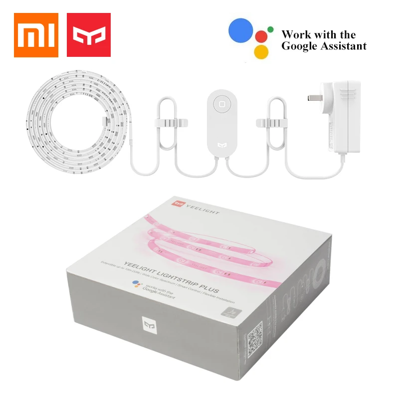 

Xiaomi Yeelight Smart Colorful atmosphere Light Strip 2M Xiao Mi Home APP RGB Lights Work with Alexa Google Assistant Homekit