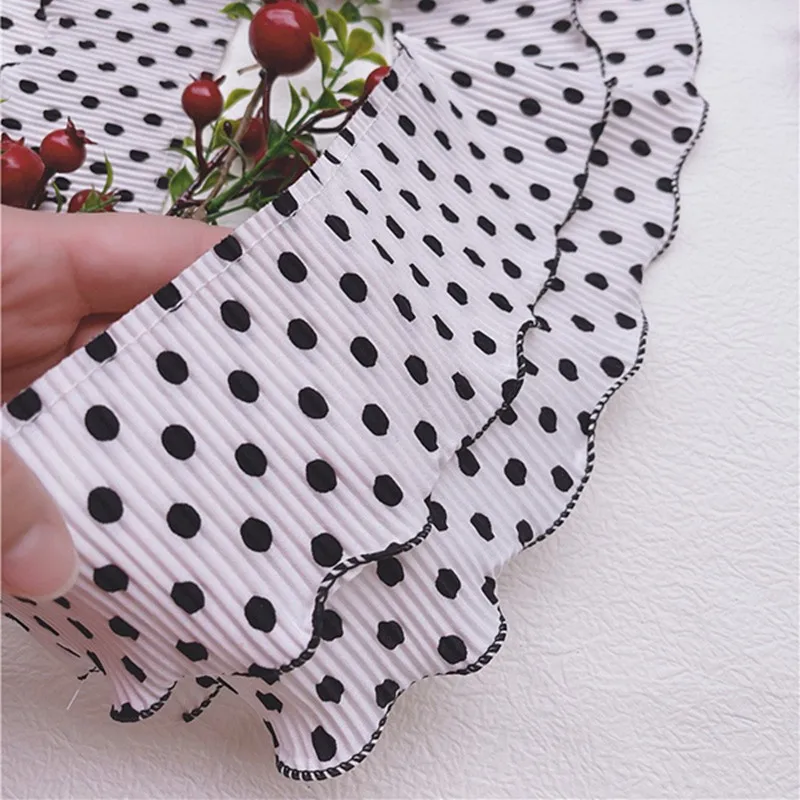 DIY Clothes Cuff Skirt Dress Cat And Dog Bib Sewing Accessories Chiffon Lace College Style