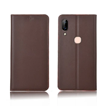 

Genuine Leather magnetic flip case credit card slot holder for Lenovo S5 Pro/Lenovo K5 Pro phone case funda standing case capa