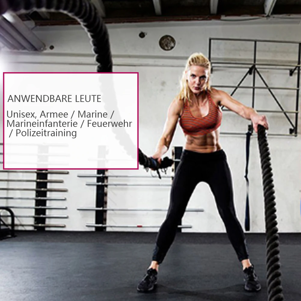 38mm Diameter Fitness Thick Rope Integral Protective Sleeve Physical Training Rope Fighting Rope Fitness Thick Rope HWC