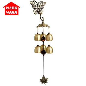 

3 PCS Butterfly Metal Doorbell Wind Chime Bell Hanging Dream Catcher Ornament Decoration Creative Decoration Shop Welcome Bell
