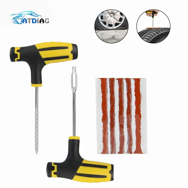 6pcs Repair Tools Tire Repair Kits Practical Vacuum Tires Motorcycle