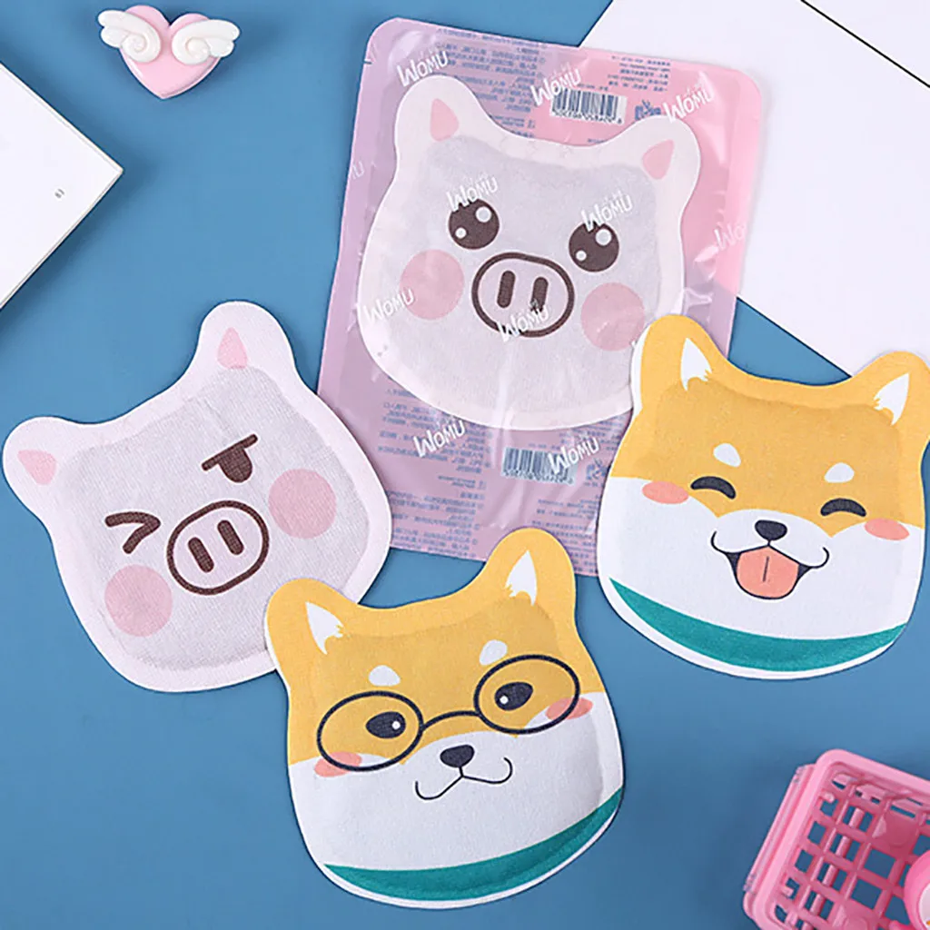 10pcs Cute Body Warmer Stick Lasting Heat Patch Body Warmer Stick Keep Hand Leg Foot Warm Paste Pads For Women@28