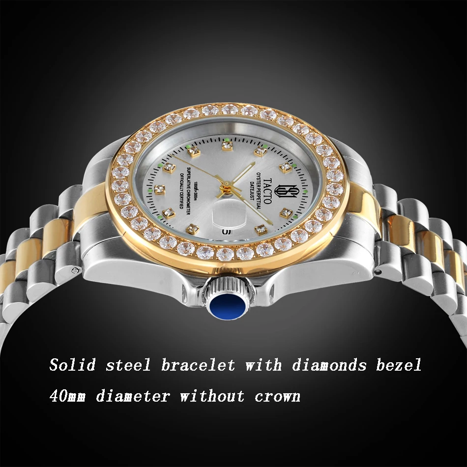 Дропшиппинг 2019 мужские наручные часы новые модные Роскошные Кварцевые Tacto с