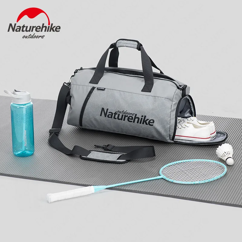 Naturehike сухая-влажная разделительная спортивная сумка для хранения в спортзале унисекс сумка через плечо мульти-карман фитнес водонепроницаемая сумка для хранения