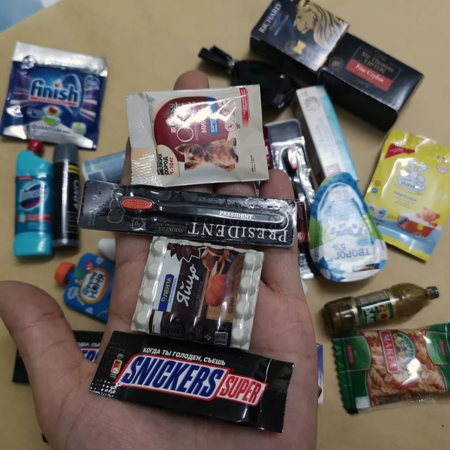 5pcs Miniature Doll House Daily Necessities Rement Supermarket Food for blyth Barbies Bjd Doll Pretend Play Kitchen Decor Toys 2