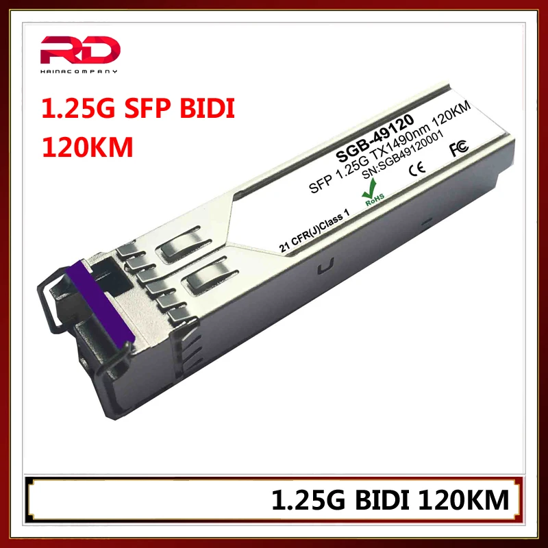Одномодовый оптический трансивер Bidi SM LC 1 25 км 120 Нм 1490G шт. 25G совместим с