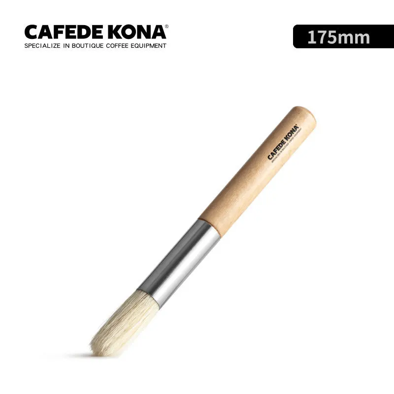 CAFEDE KONA щетка для чистки с деревянной ручкой шлифовальная щетка для чистки кафе бар Бытовая кофейная щетка