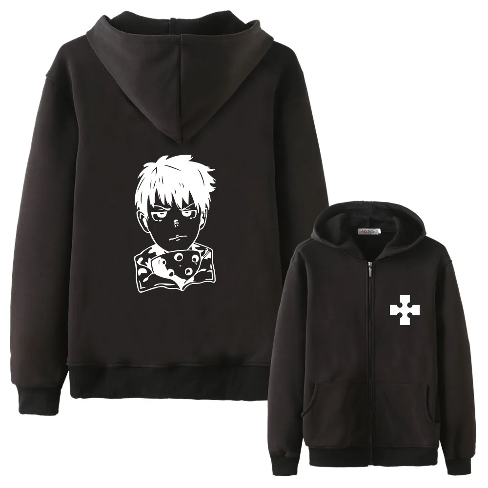 

2020 New Arrival Hoodies Fire Force Long Sleeves Zipper Jacket Shinra Kusakabe Thin Casual Sweatshirt Unisex Tops
