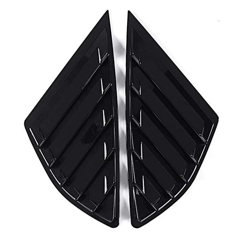 Car Rear Quarter Panel Side Vent Window Louvers Covers for Ford Fusion