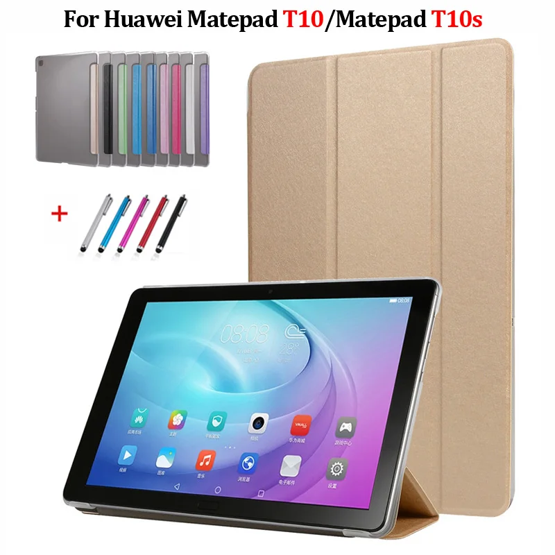 Tablet Per Huawei Matepad T 10S T10S Custodia 10.1 ''Ags3-L09 Ags3-W09 In Pelle Pu + Cover Posteriore Rigida Per Huawei Matepad T10