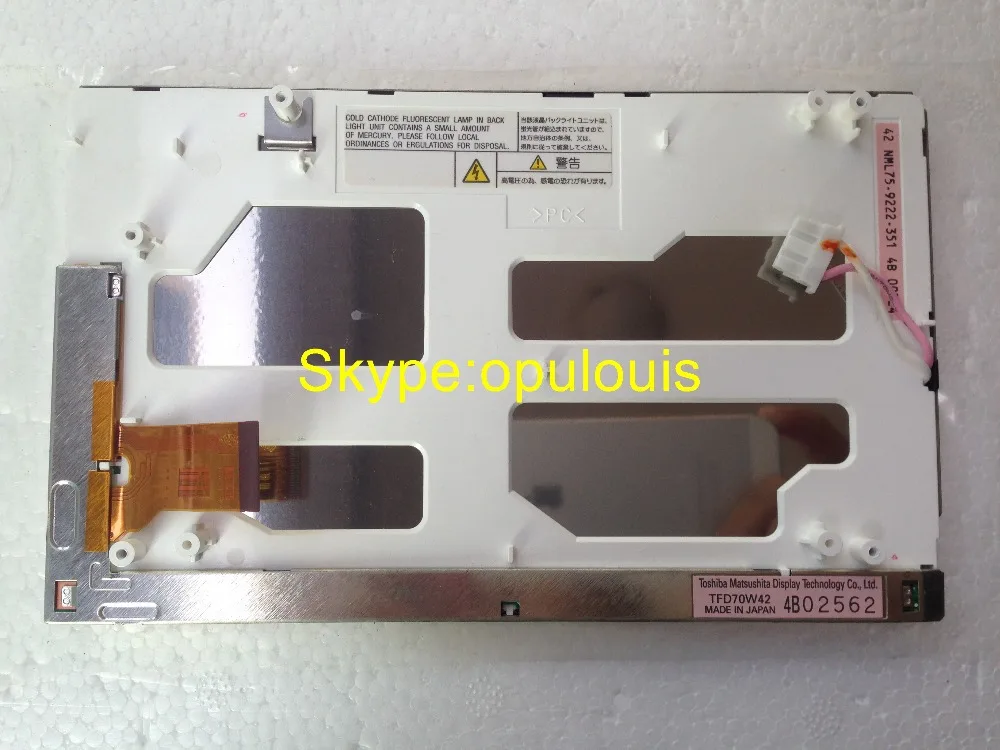 Новый 7-дюймовый дисплей Matsushita TFD70W42 TFD70W41 ЖК-экран монитора для Subaru Tribeca