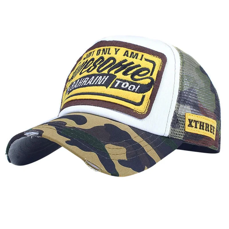 Baseball Cap Fashion Men Women Embroidered Flower Denim Cap Casual Snapback Hats Summer Mesh Caps For Drop Shipping - Цвет: B