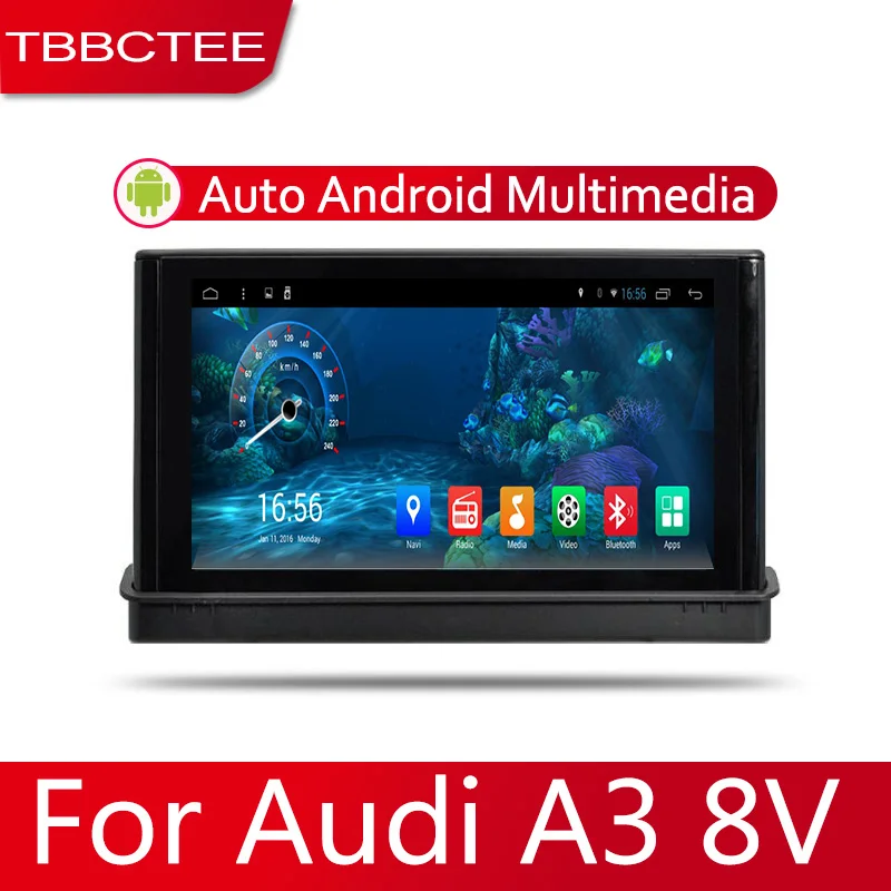 7 HD 1080P ips ЖК-экран Android 8 Core для Audi A3 8V~ автомобильный радиоприемник BT 3G4G wifi AUX USB GPS Navi мультимедиа