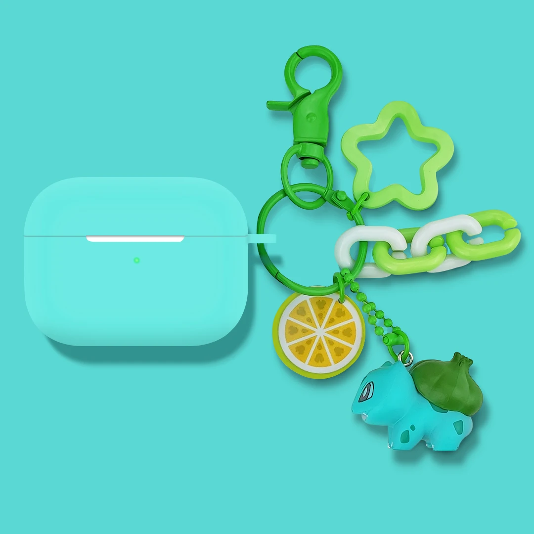 Милый 3D мультфильм брелок силиконовый наушник гарнитура чехол для Airpods 3 Зарядка беспроводной Bluetooth для AirPods Pro