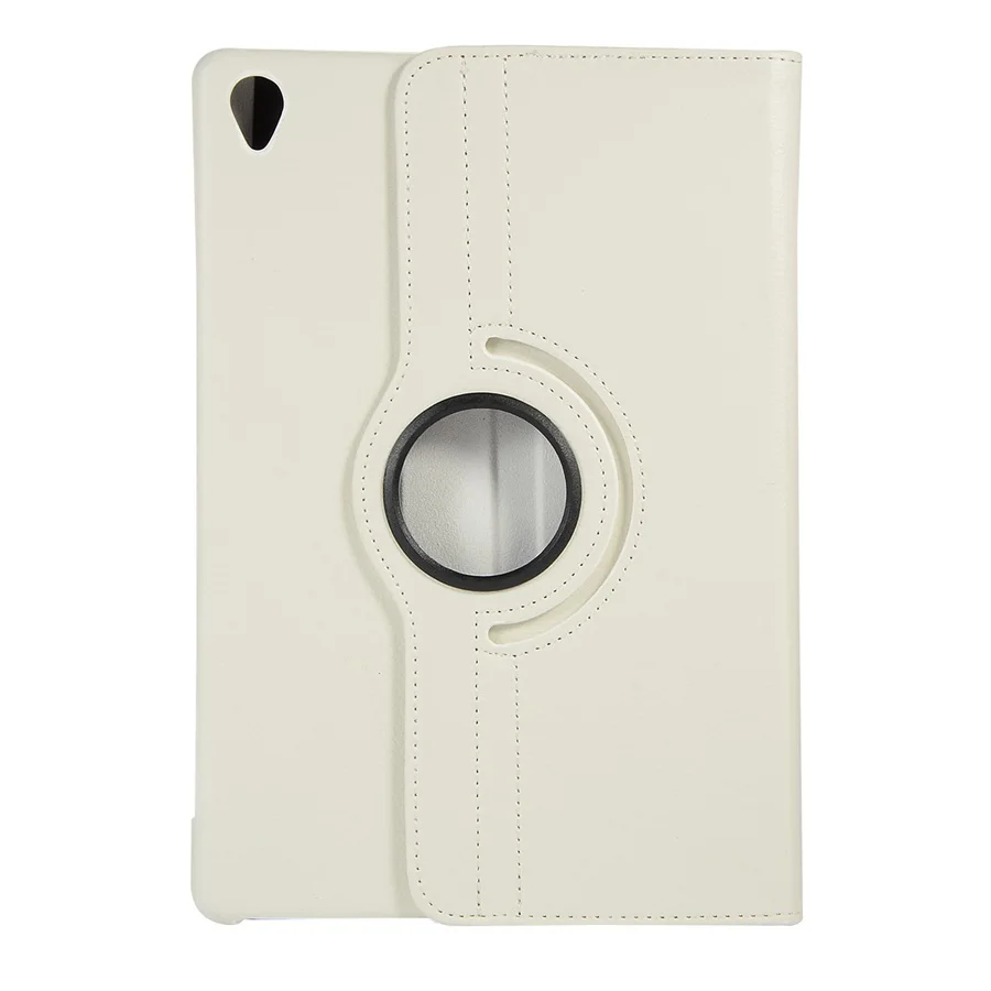 360 градусов вращающийся PU кожаный чехол для huawei Mediapad M6 10,8 крышка выпуска для huawei M6 10,8 SCM-AL09/W09 Чехол+ пленка - Цвет: white