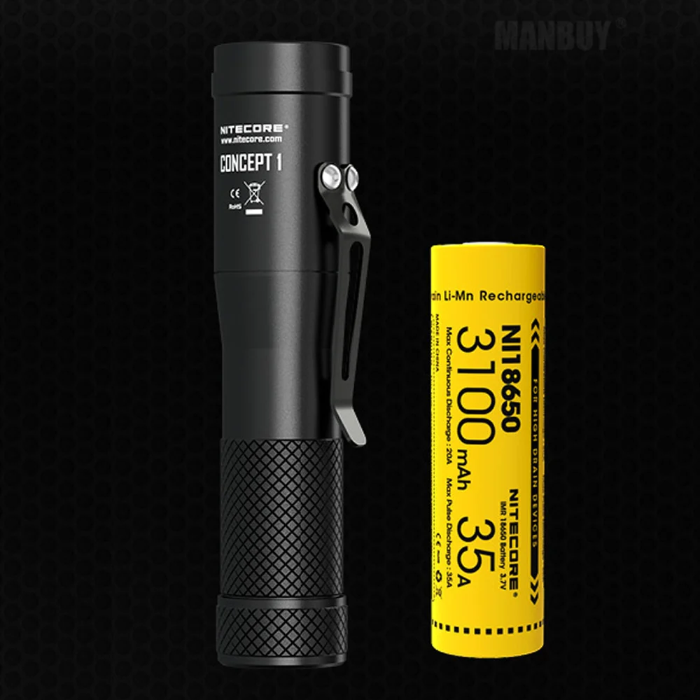 Светодиодный фонарик NITECORE C1 1800 лм CREE XHP35 HD E2 + IMR 18650|Фонарики и осветительные