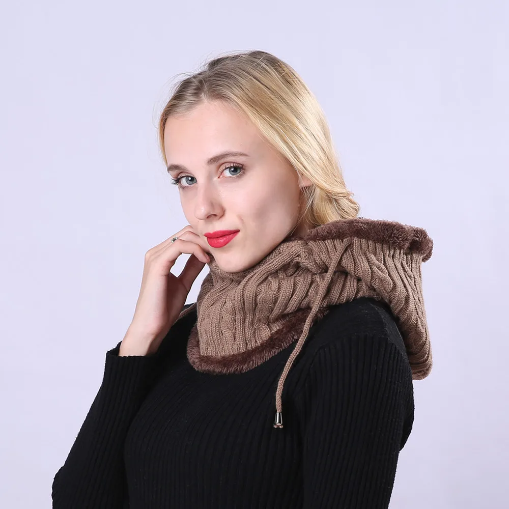 Новая зимняя вязаная шапка бини женский шарф Skullies Beanies Зимние шапки для мужчин и женщин шапки Gorras Bonnet маска брендовые шапки