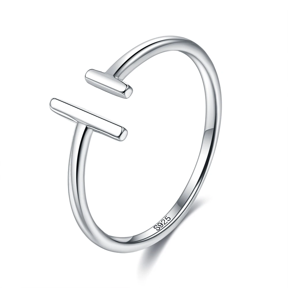 Minimalist Rings Jewelry Open Adjustable Handmade 925-Sterling-Silver ZEMIOR Authentic