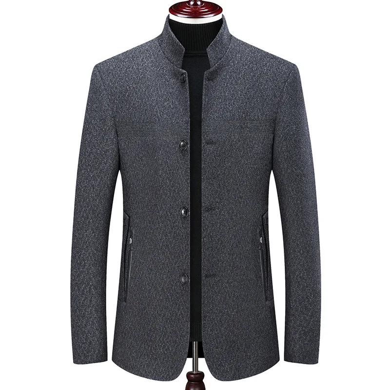 Толстый отличное качество Manteau Homme Hiver Cachemire