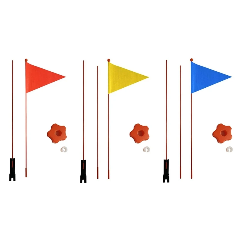 Bandera para bicicleta de seguridad para niños, banderín para ciclismo, 77HD