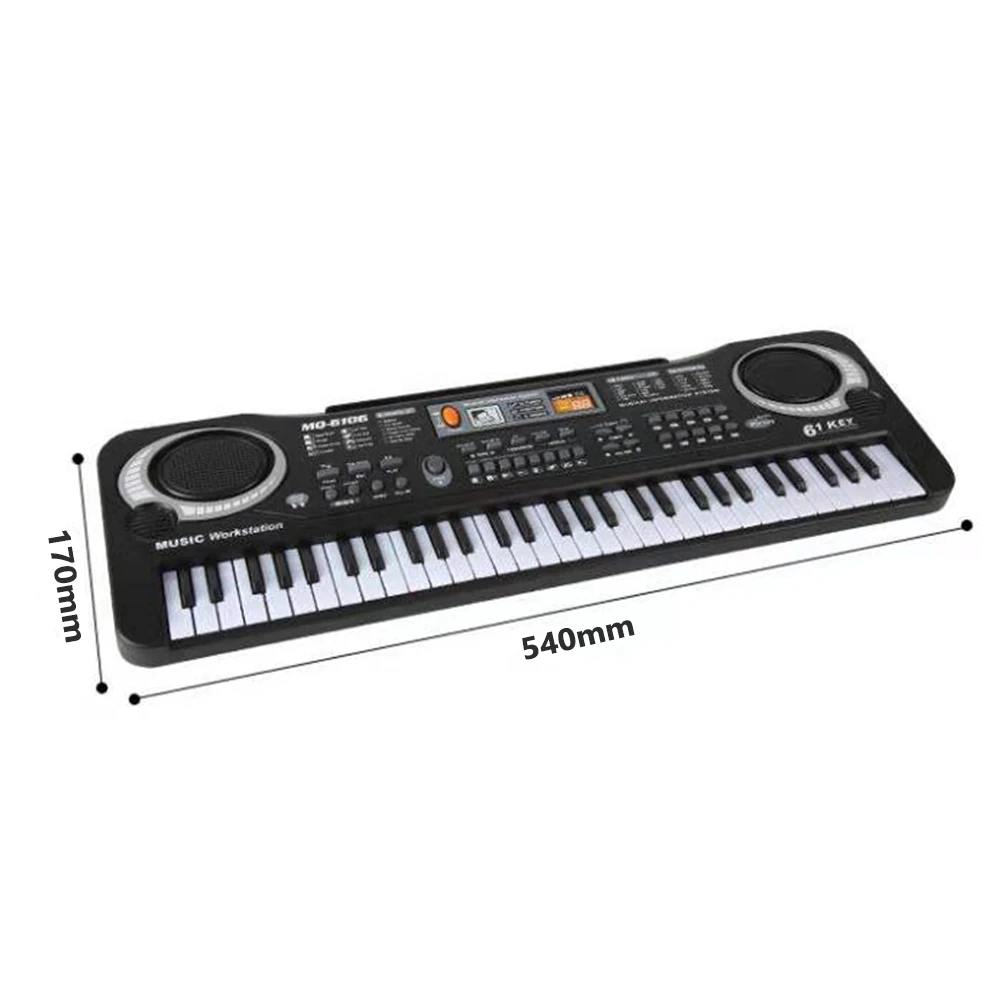 61 Tasten Keyboard Digitale Elektronische Tastatur Klavier Starter Kinder Toy DA