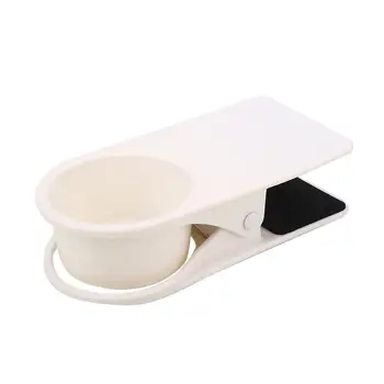 

Table Desk Water Coffee Cup Holder Clip Clamp Storage Rack Stand Office Kitchen