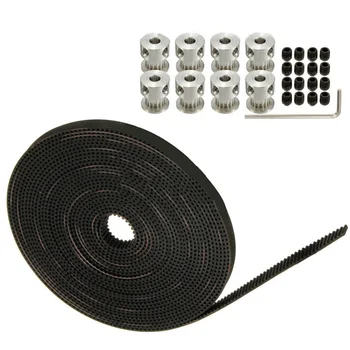 

26Pcs 5M GT2 Timing Pulley 16T 2GT 5mm Bore Synchronous Wheels Gear Part For RepRap Prusa Mendel 3DPrinter Parts