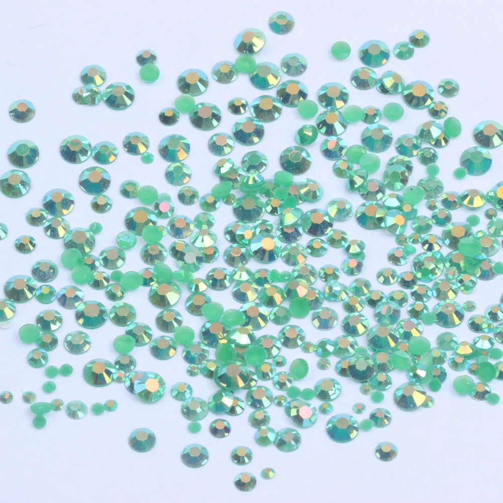 Resin Rhinestones 1000pcs 4mm Flatback Round Glue On Non Hotfix Stones Appliques For Craft DIY Nail Art