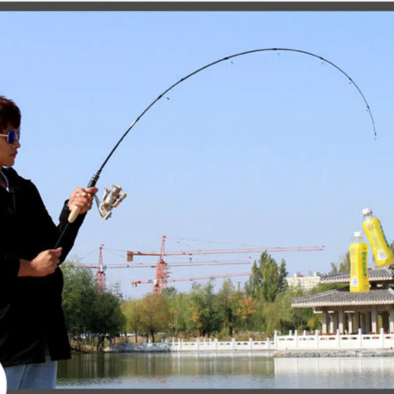 Catch.U удочка для ловли карпа, 1,8-3M, жесткий пластик, армированный волокном, углеродное волокно, телескопическая удочка, удочка, удочки