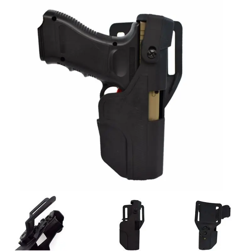 Тактический Чехол для страйкбола пистолет для правой руки кобура для Glock 17 19 22 23 31 32 пистолет поясной ремень принадлежности для охоты, оружие чехол