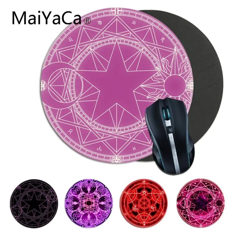 MaiYaCa разнообразие Сакура вызов компьютерный игровой Круглый Коврик Для Мыши Компьютерный Настольный коврик для игр