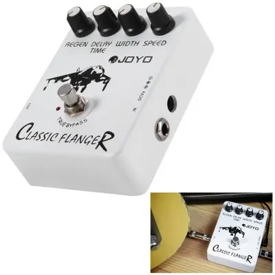 JOYO JF-07 True Bypass дизайн Классический Flanger педаль эффектов для электрогитары с BBD схема моделирования