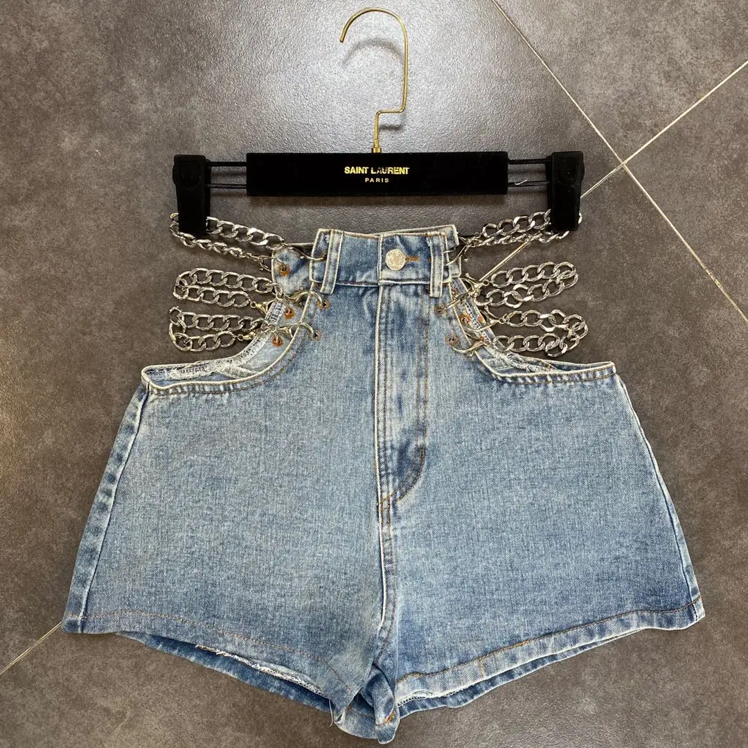 Alta Shorts Jeans Mulheres Shorts Jeans Da