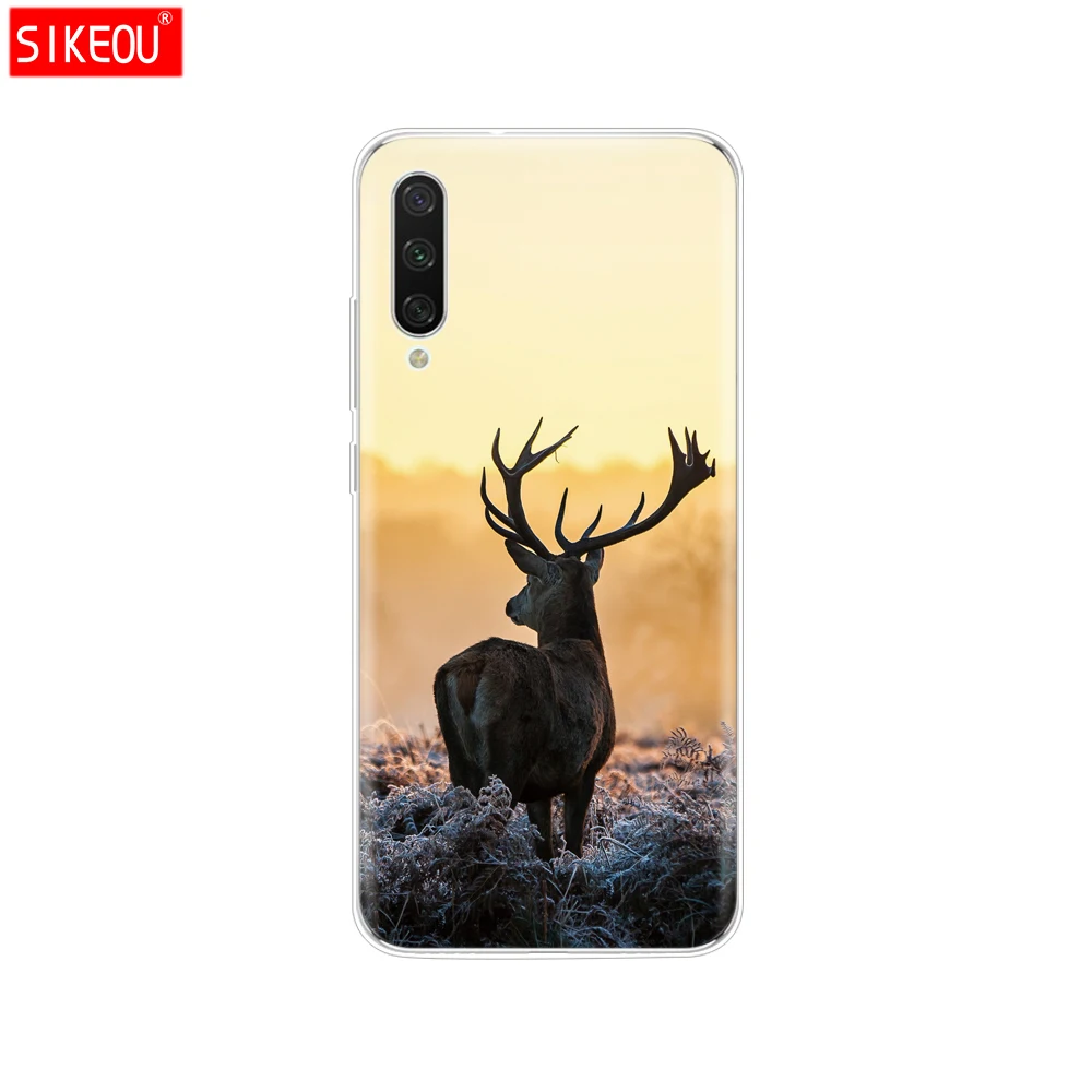 Силиконовый чехол для Xiaomi mi A3, чехол с полной защитой, мягкая задняя крышка из ТПУ, чехол для телефона s для Xio mi A3, бампер, кошечка, цветок - Цвет: 33751