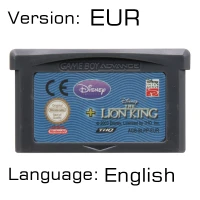 Princess n Lion EUR 32 бит видеоигры картридж Консоли Карты для nintendo GBA SPT SPG серии спортивных игр издание - Цвет: Princess n Lion EUR