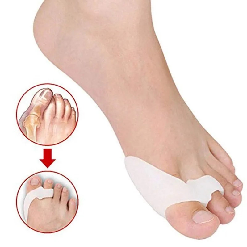 4Pcs=2Pairs Gel Foot Care Tool Bunion Corrector Bone Big Toe Protector Hallux Valgus Straightener Toe Spreader Pedicure 4Pcs=2Pairs Gel Foot Care Tool Bunion Corrector Bone Big Toe Protector Hallux Valgus Straightener Toe Spreader Pedicure