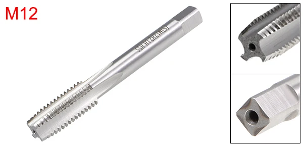 Uxcell ручная резьба Метрическая машина кран левая резьба шаг дрель 3/4 флейты высокоскоростная стальная M3 M4 M5 m6 m8 m10 m12 M14 M16 M18