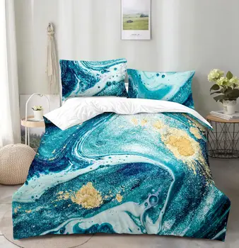 

3D Stone Texture Supplies Soft and Comfortable Quilt Cover Pillow Covers Set Single Bed 2Pcs Set Adult Breathable