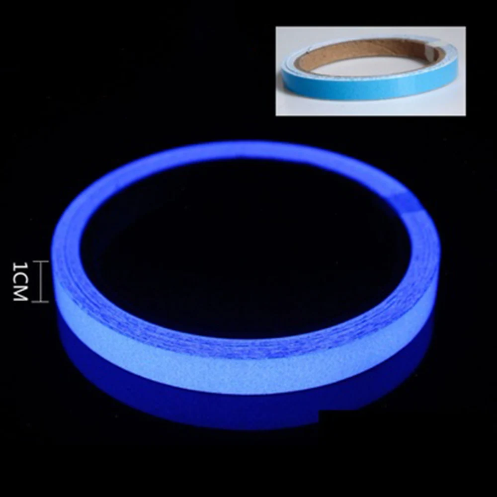 Bicycle Reflective Glow Tape Self-adhesive Sticker Luminous Bike Tape Fluorescent Glowing Dark Striking Warning Bike Tape BC0192 (9)