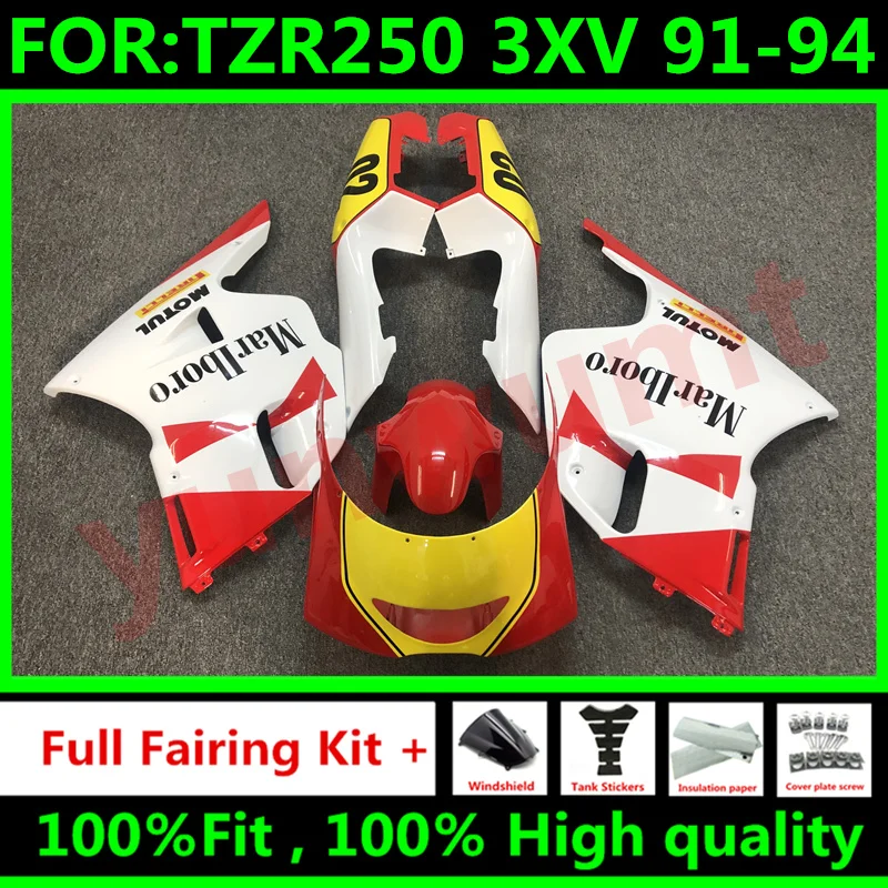 Обтекатели для кузова мотоцикла комплект обтекателей YAMAHA TZR250 3XV 1991 1992 1993 1994 TZR 250 91