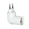 LED Light Lamp Holder Bulb Adapter Converter Socket US/EU Plug PBT PP To E27 White Base ► Photo 2/2