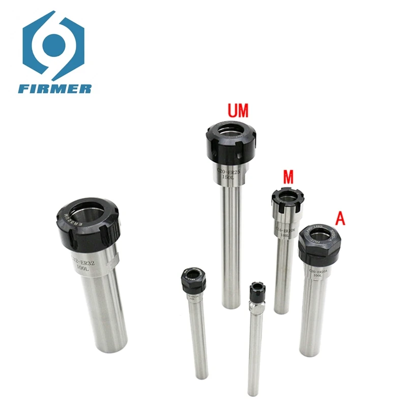 Цанговый патрон Держатель удлиненный инструмент aw C16 C20 ER16/ER20/ER25-50/100/150 Цилиндрический хвостовик Цанга для фрезерного станка