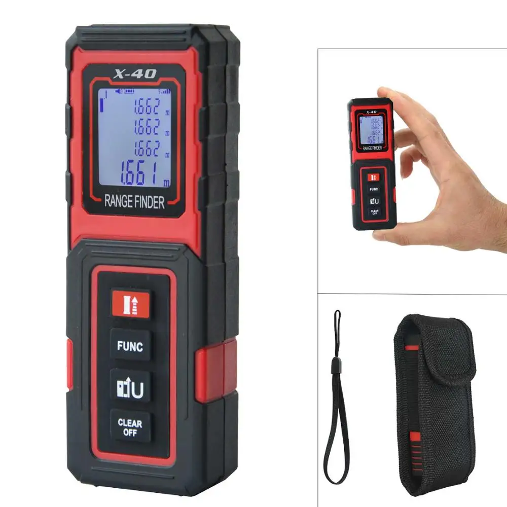 Koop Teclaser Laser Meter Laser Afstandsmeter 30M 40M50M Digitale Tape Meten Apparaat Afstandsmeter Digitale Afstandsmeter Meetlint
