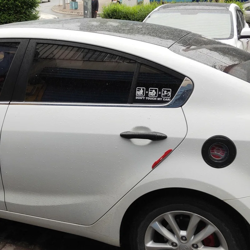 Наклейка на дверную ручку автомобиля из углеродного волокна для Kia K3 2012 2013 2014 2015