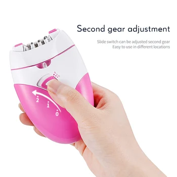 

Kemei Epilator for Women Rechargeable Hair Removal Machine Electric Lady Shaver for Bikini Body Face Underarm USB Charger