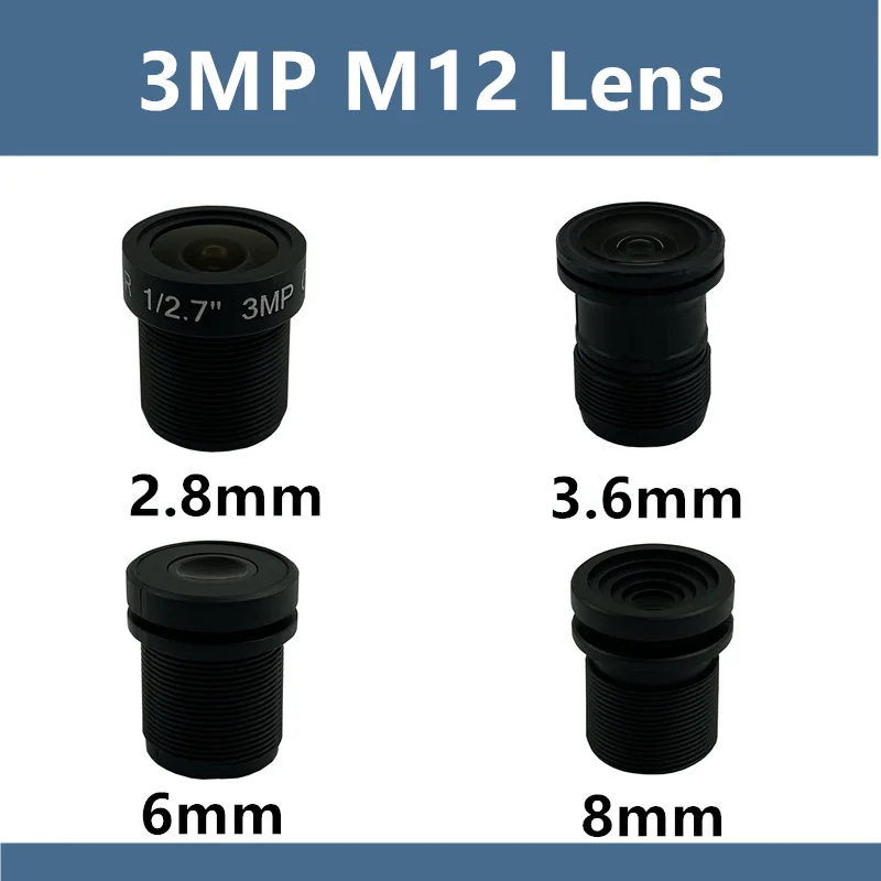 3MP 1/2.7inch M12 объектив для видеонаблюдения 2 8mm 3 6mm Full HD камеры ip ahd CCTV Security|m12 lens|lens for cctv
