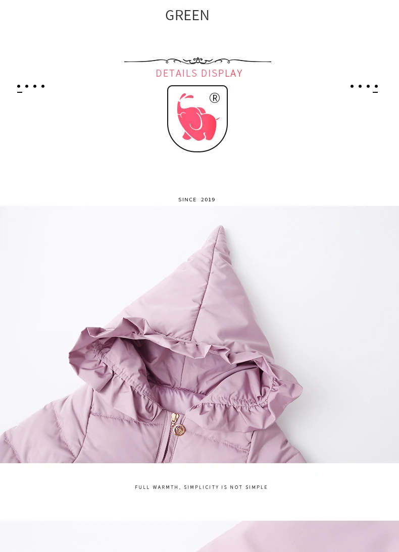 Winter Jacket girls boys Duck Down children fashion clothing jacket thick clothes for kids cute princess Outerwear
