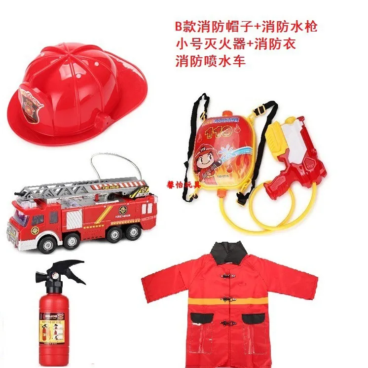 Детские наборы игрушек Пожарный Сэм пожарный персонаж игровой реквизит набор костюм жилет костюм Кепка