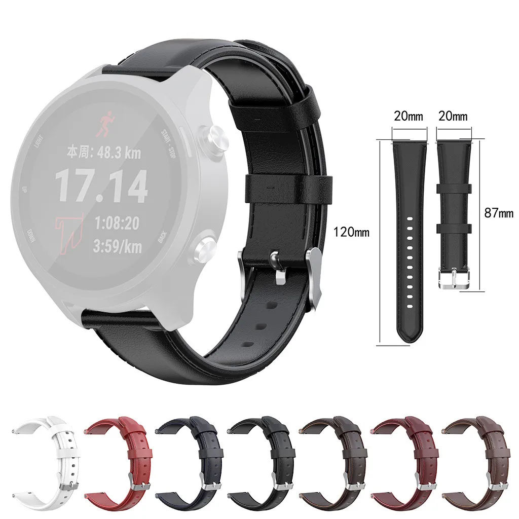 Кожа Замена Пряжка для ремешков наручных часов ремешок для Forerunner645/vivoactive 3 браслет ремешок фитнес-трекер# G20
